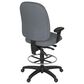 Regency Global Sourcing Comfort Series Multifunctional Swivel Computer Task Chair with Adjustable Arms and Drafting Kit in Grey, , large
