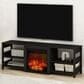 HOMLUX 63" TV Stand with No Heat Electric Fireplace in Americano, , large