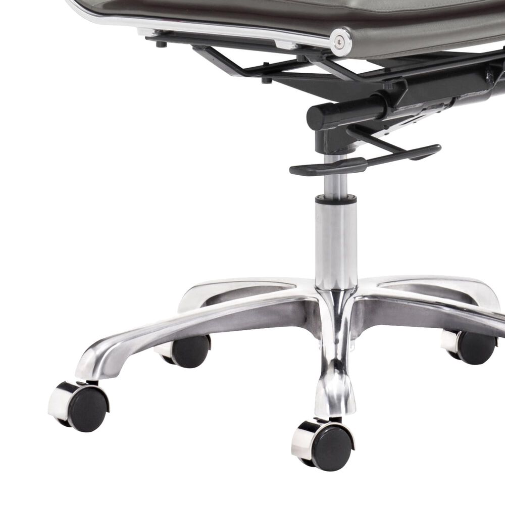 Zuo Modern Lider Plus Office Chair in Gray and Silver, , large