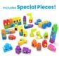 Mattel Even Bigger Blocks Building Set with Storage Bag for Toddler in Multicolor, , large