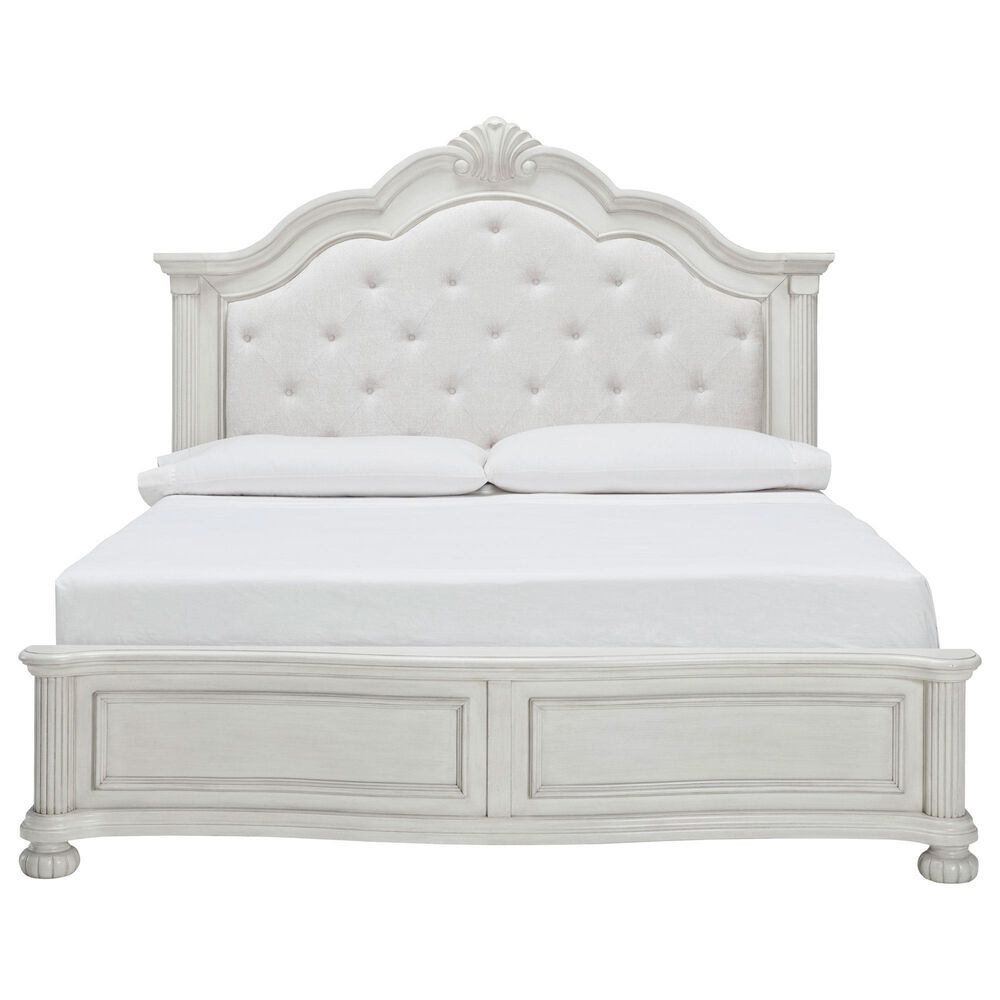 Ashley Montelaine 5-Piece Queen Panel Bedroom Set in Antique White, , large
