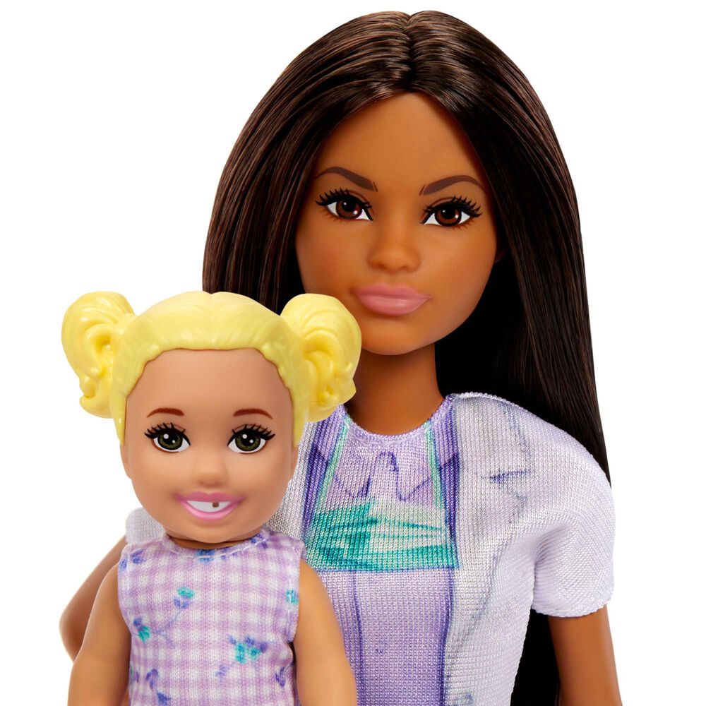 Barbie Baby Dentist Doll with Brunette Hair and Accessories in Multicolor, , large