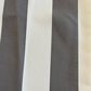 Hearth and Haven 18" x 18" Outdoor Cotton Stripe Throw Pillow in Grey and White (Set of 2), , large
