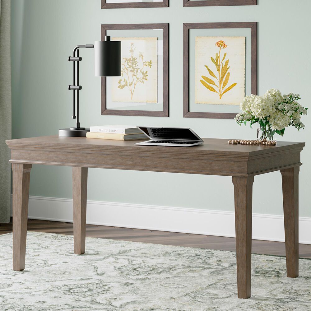 Ashley Janismore Desk in Weathered Gray, , large
