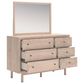 Ashley Arloster 6-Drawer Dresser and Mirror in Tan, , large
