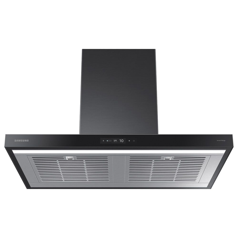 Samsung Bespoke 36&quot; Bespoke Smart Wall Mount Hood with LCD Display in Clean Deep Charcoal and Stainless Steel, , large
