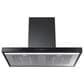 Samsung Bespoke 36" Bespoke Smart Wall Mount Hood with LCD Display in Clean Deep Charcoal and Stainless Steel, , large