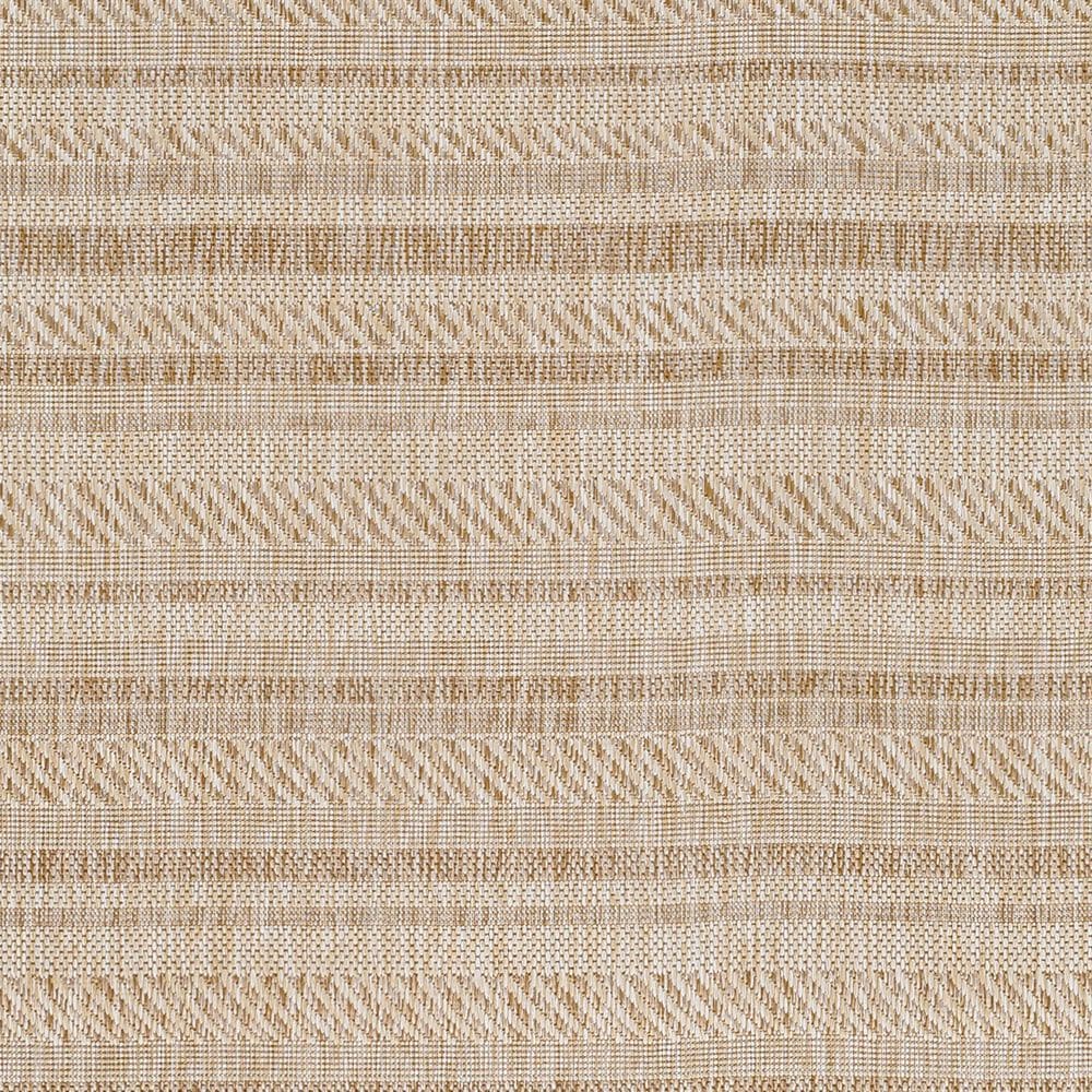 Surya Eagean EAG-2409 Light Beige, Brown, Cream and Light Brown 5&#39;3&quot; x 7&#39;7&quot; Indoor/Outdoor Area Rug, , large