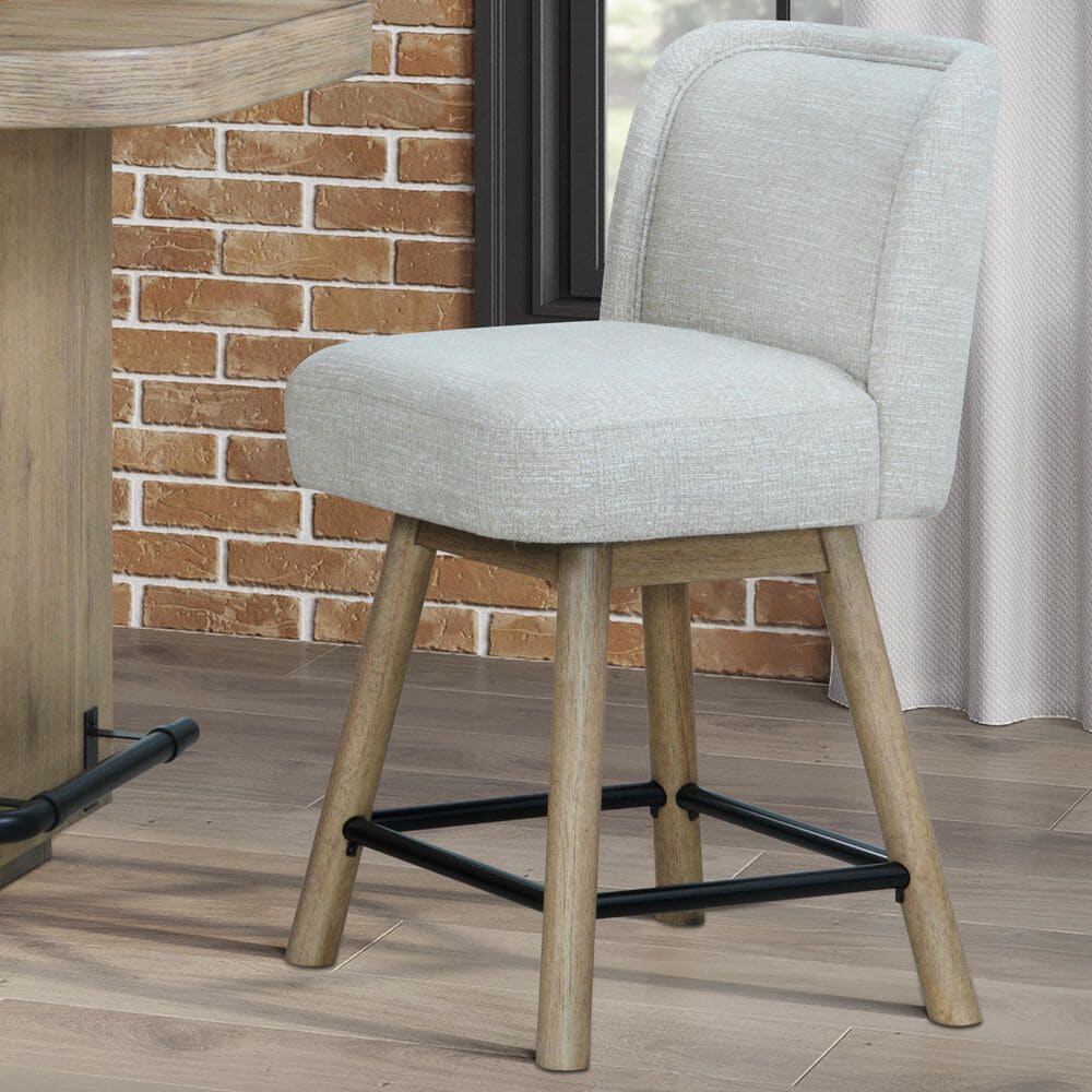 Sterling Timber Pagosa Swivel Counter Stool in English Knotty Oak, , large
