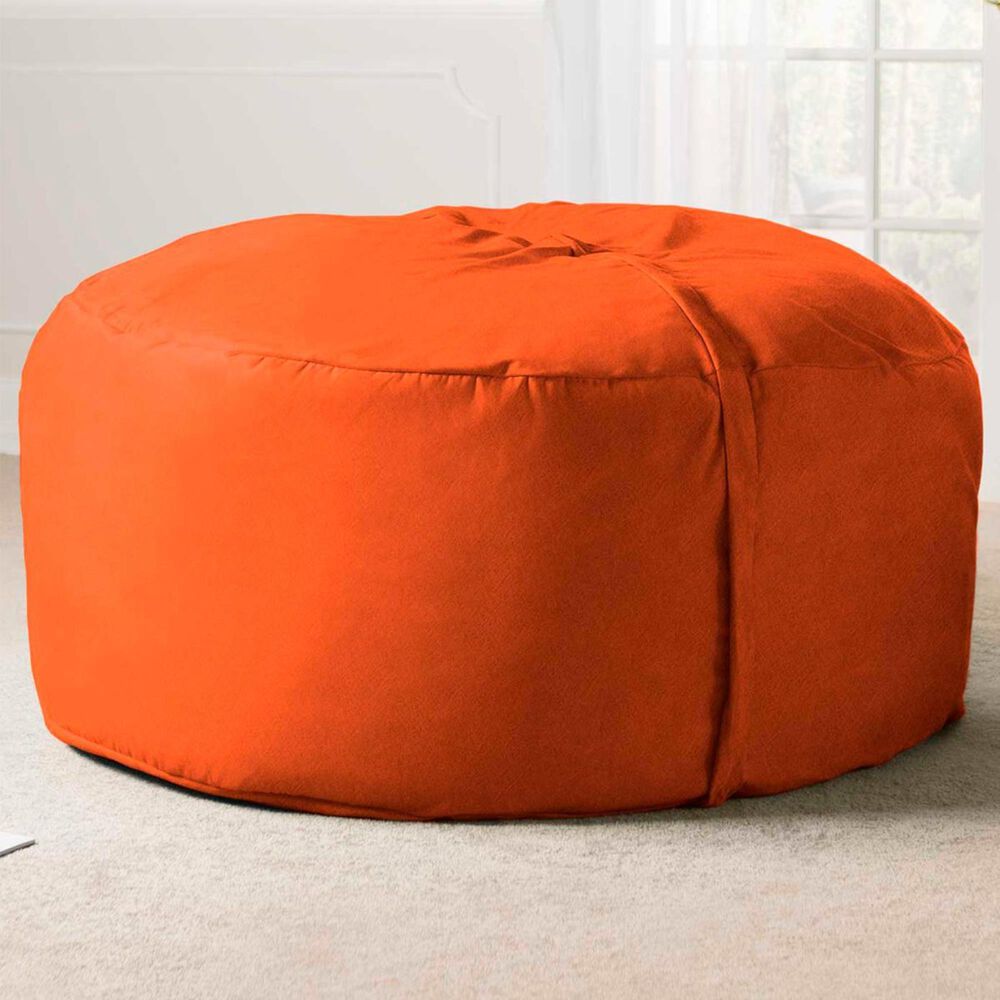Jaxx 5&#39; Large Bean Bag with Removable Cover in Mandarin, , large
