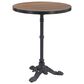 Zuo Modern Gazebo Dining Table in Walnut and Black - Table Only, , large