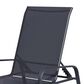 Redline Creation Inc. Patio Chaise Lounge in Black, , large