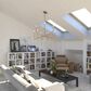 Vaxcel Kedzie 9-Light Chandelier in Natural Brass, , large