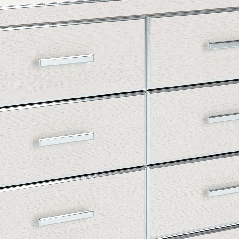 Ashley Zuraleus 4-Piece Queen Upholstered Panel Bedroom Set in Matte White, , large