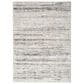 Nourison Glitz GLZ10 Cream and Grey 5"3" x 7"3" Area Rug, , large