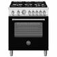 Bertazzoni Master 4.7 Cu. Ft. Freestanding Gas Range in Nero Matt, , large