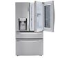 LG 30 Cu. Ft. Smart wi-fi Enabled InstaView Door-in-Door Refrigerator w/ Craft Ice Maker - Stainless Steel, , large