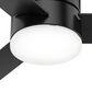 Hunter Minimus 52" Ceiling Fan with LED Lights in Matte Black, , large
