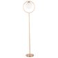 Grandview Gallery Moon Floor Lamp in Gold, , large