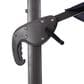 Furniture of America Ausma 10" LED Light Double Top Octagon Patio Umbrella with Base in Blue, , large