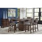 A-America Chesney Counter Height Upholstered Chair in Falcon Brown, , large