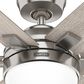 Hunter Georgetown 52" Ceiling Fan with LED Light in Brushed Nickel, , large