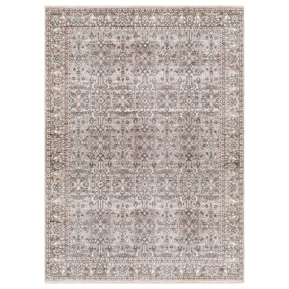 Surya Carlisle Oriental 2"11" x 10" Dusty Sage, Light Gray, Dusty Pink, Ivory, Pale Blue and Charcoal Runner, , large