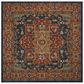 Safavieh Evoke EVK275C 5"1" Square Blue and Orange Area Rug, , large