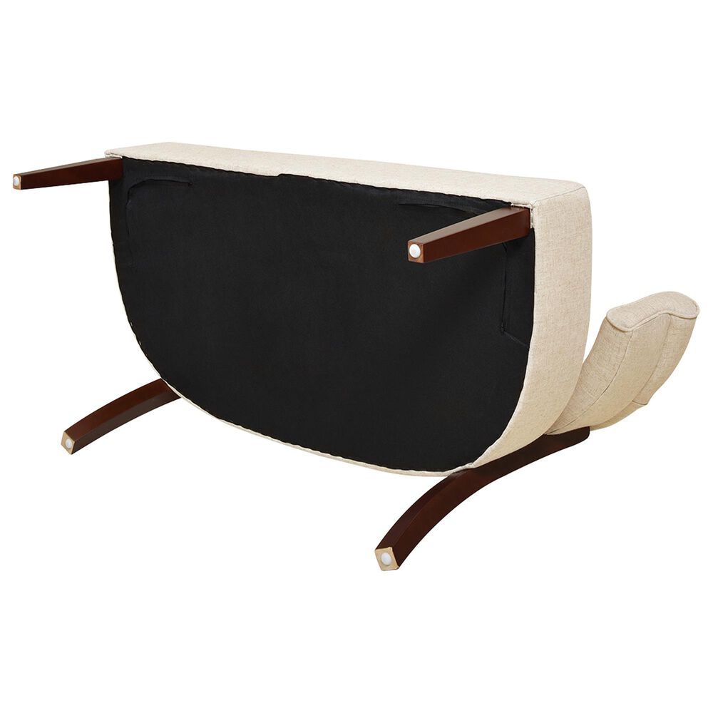 Jennifer Taylor Home Jared Stationary Settee in Wood Ash NFM