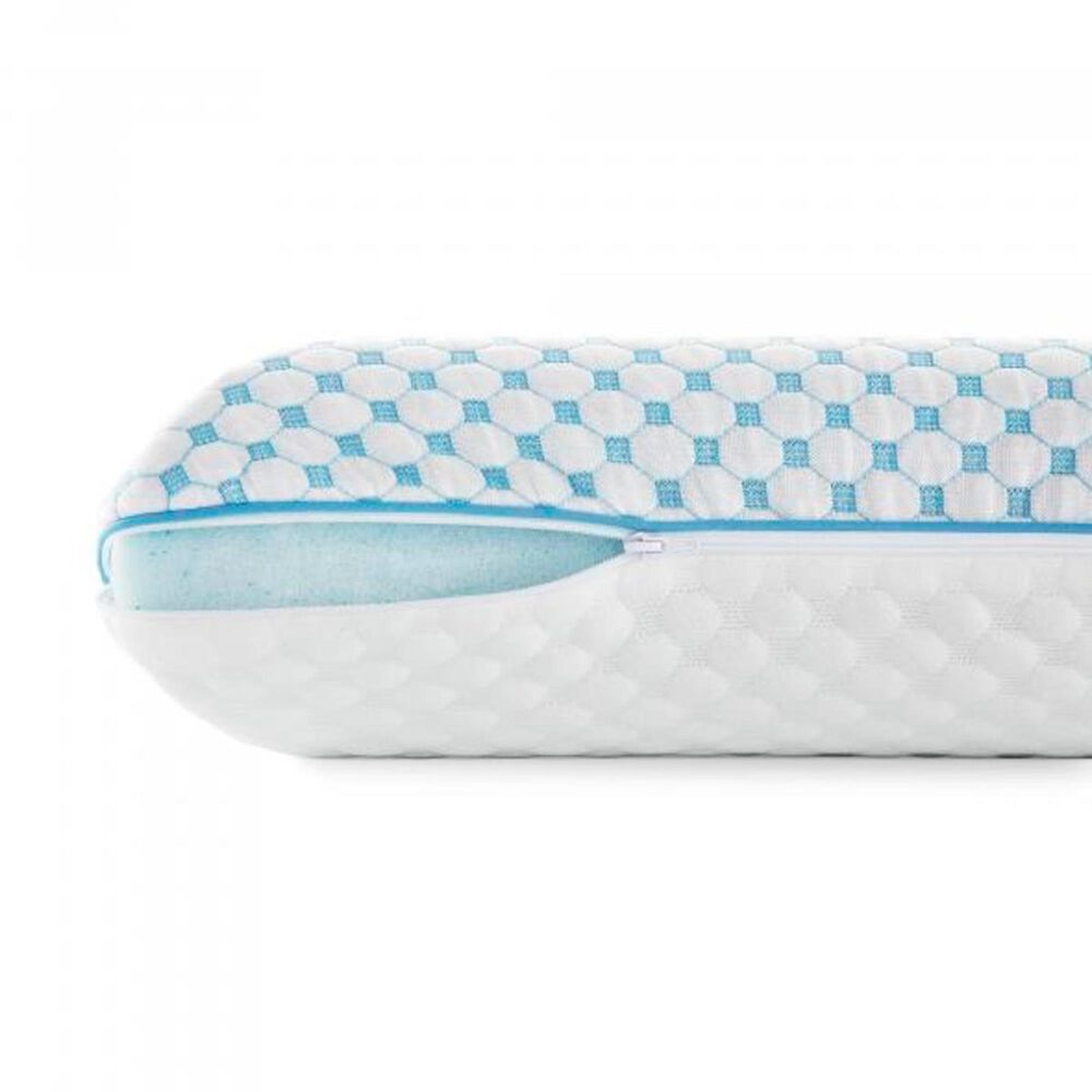 Malouf Weekender Gel Memory Foam with Reversible Cooling Cover Queen Pillow, , large