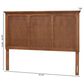 Baxton Studio Alarice Queen Panel Headboard in Ash Walnut, , large