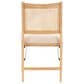 Linon Home Decor Bauer Cane Folding Side Chair in Natural, , large