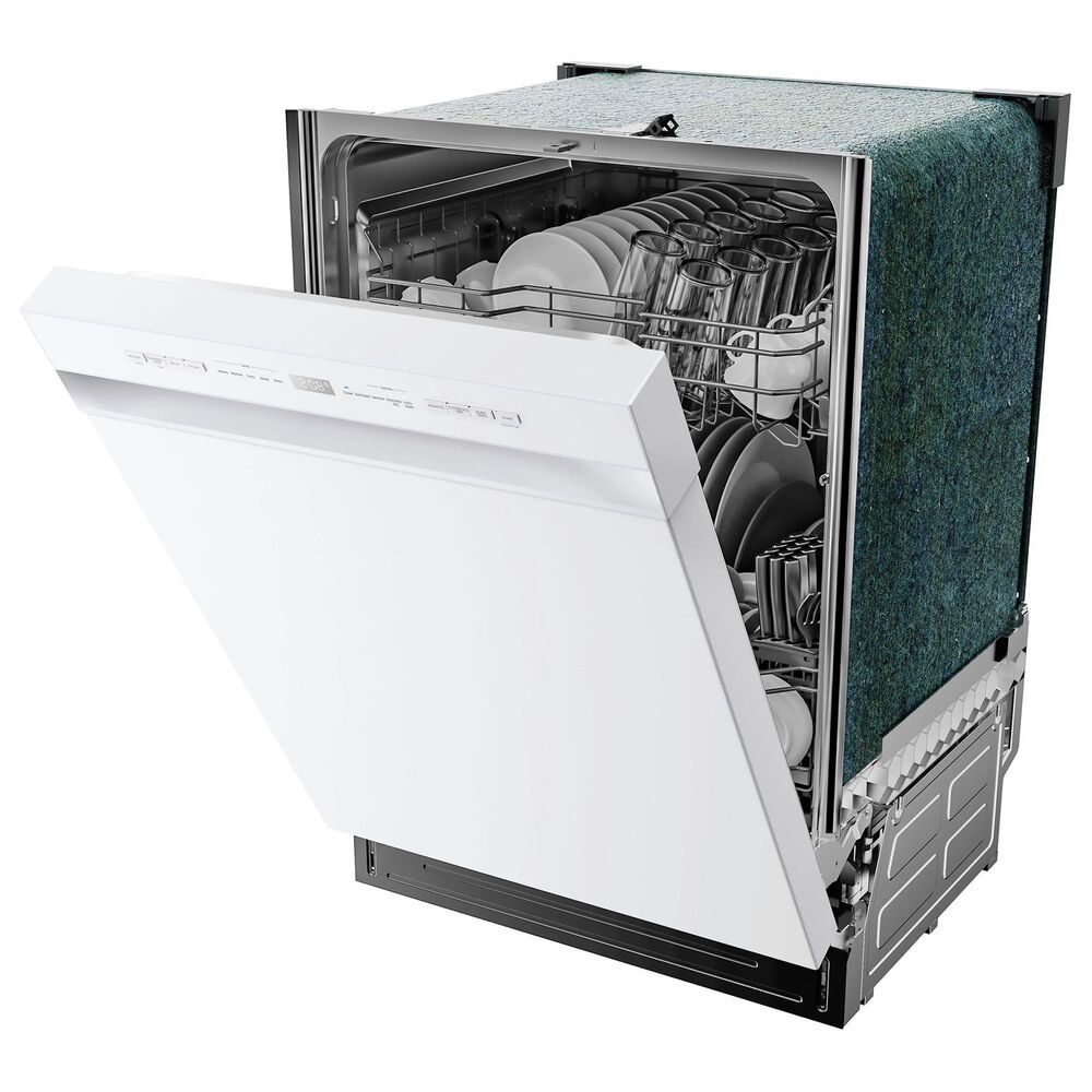Midea 24" Built-In Front Control Dishwasher in White, , large