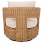 Safavieh Leanna Swivel Chair in White, , large