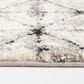 Central Oriental Structures Xray Natural Buff and Parchment 7"10 x 9"10" Area Rug, , large