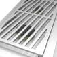 Hestan 12" Built-In Liquid Propane Double Side Burner in Tin Roof Burgundy, , large