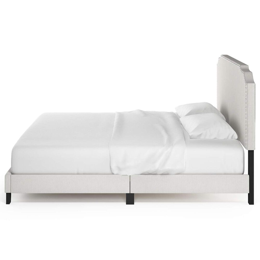 HOMLUX Nadia King Platform Bed Frame in Gray, , large