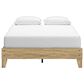 Ashley Bermacy Queen Platform Bed in Light Brown, , large