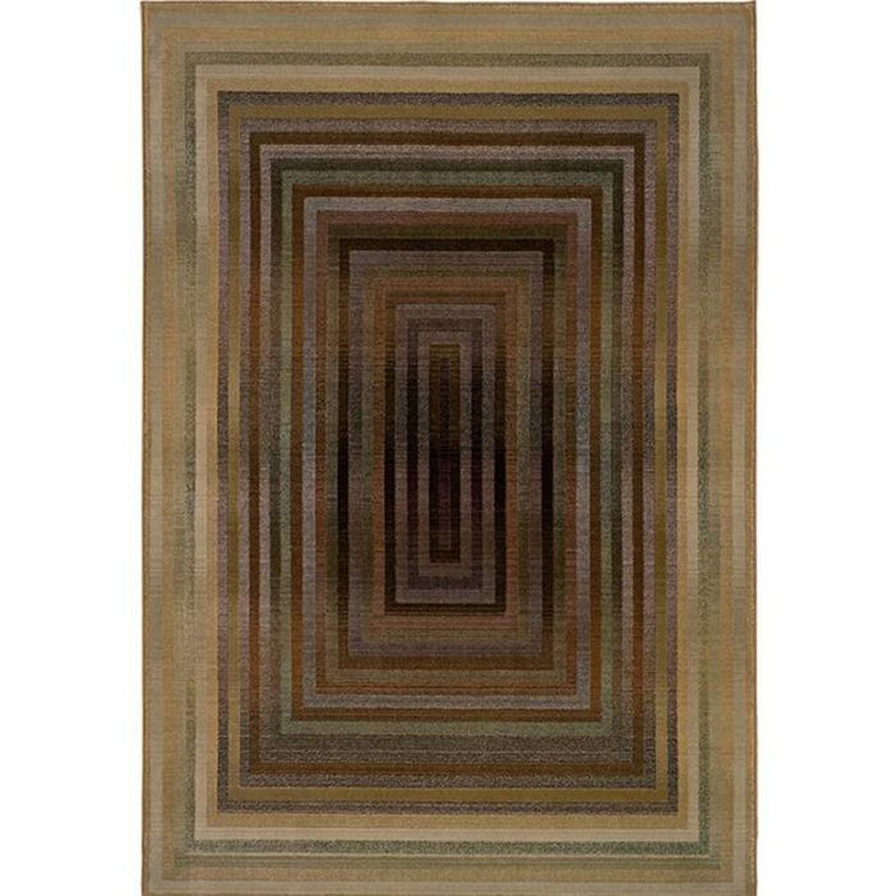 Oriental Weavers Generations 281J 7'10" x 11' Tan Area Rug, , large