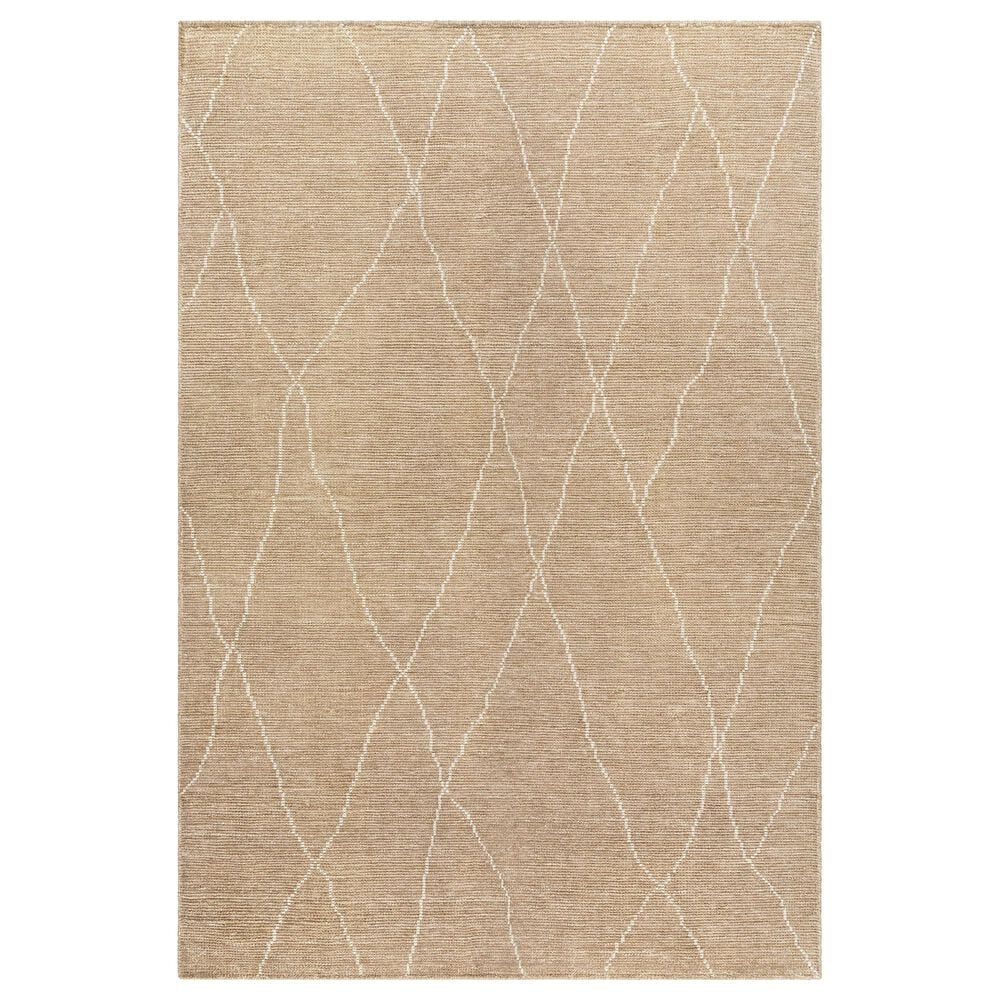 Surya Nalan 6" x 9" Medium Gray and Ivory Area Rug, , large