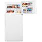 Whirlpool 14 Cu. Ft. 28" Top Freezer Refrigerator in White, , large