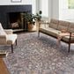 Chris Loves Julia x Loloi Rosemarie 7"10" x 10" Graphite and Multicolor Area Rug, , large