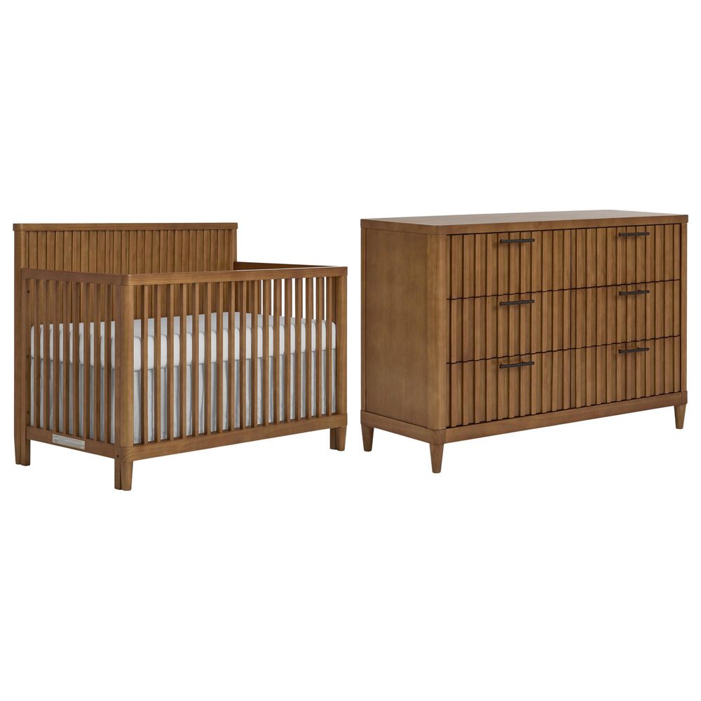 Evolur Flynn 2-Piece Crib and Dresser in Sedona, , large