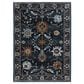 Oriental Weavers Keira Blue and Rust 5"3" x 7"6" Area Rug, , large