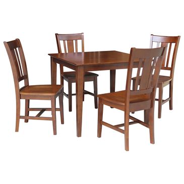 International Concepts San Remo 3-Piece Dining Set in Hickory and Washed coal, , large