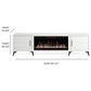 Endress International Malibu 95" Fireplace TV Stand in White, , large