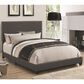 Pacific Landing Boyd Queen Upholstered Panel Bed in Charcoal, , large