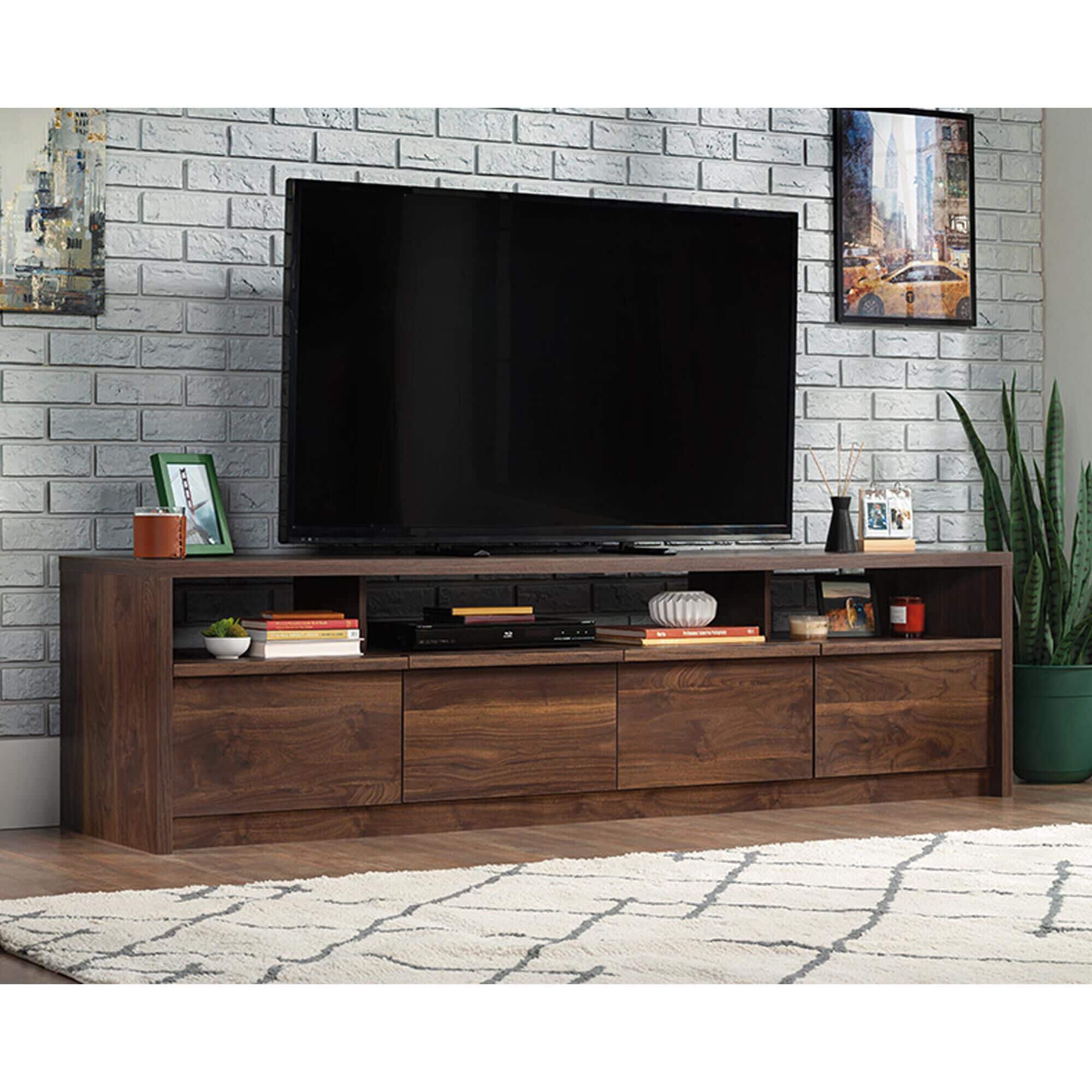 Sauder Harvey Park Credenza in Grand Walnut