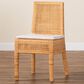 Baxton Studio Morris Side Chair in Light Honey, , large