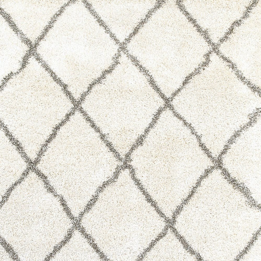 Oriental Weavers Henderson 7&#39;10&quot; Round Ivory and Gray Area Rug, , large